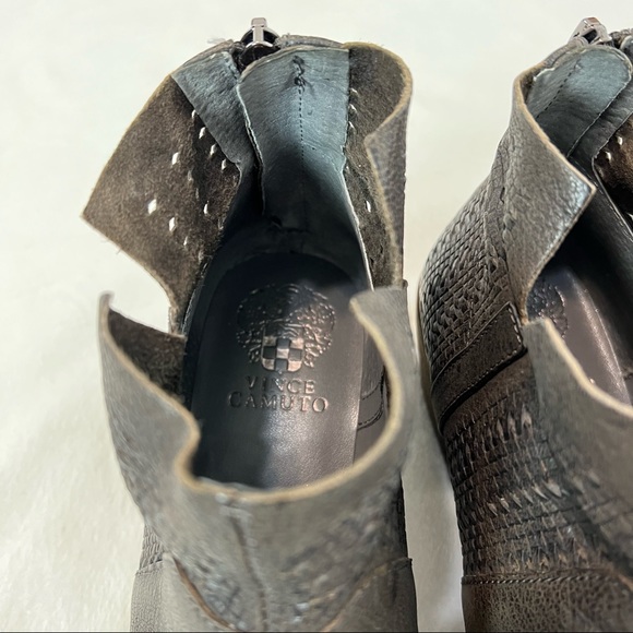 Vince Camuto Patellen Leather Ankle Booties Size Size 10M - Picture 15 of 16